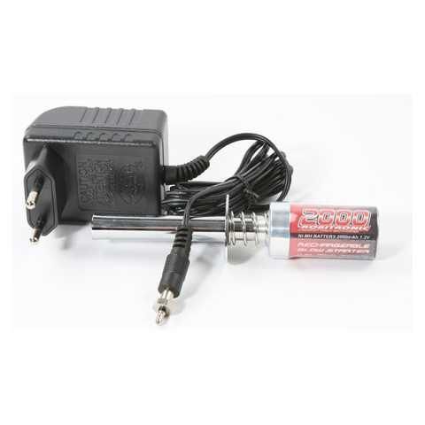 Glow Starter 2000 mAh & Charger Robitronic