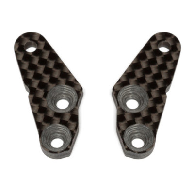 AS81064 Team Associated FT RC8B3 Graphite Steering Block Arms, +2 deg.