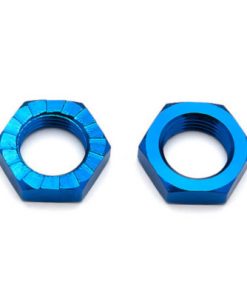 AS81082 Team Associated FT Wheel Nuts, 17 mm, blue