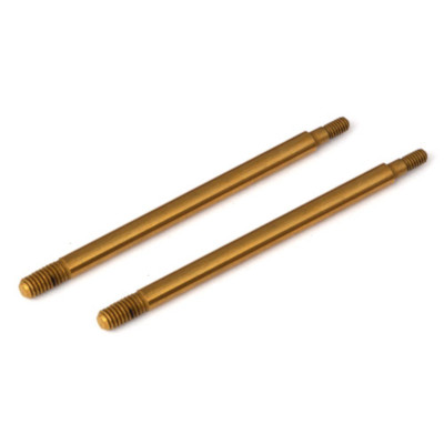 AS81172 Team Associated RC8T3 TiN Shock Shafts, 3.5x33.5 mm