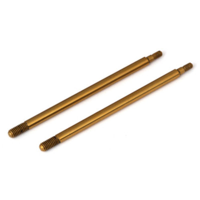 AS81173 Team Associated RC8T3 TiN Shock Shafts, 3.5x42.5 mm
