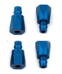 AS81410 Team Associated RC8B3.1 Shock Bushings, blue aluminum