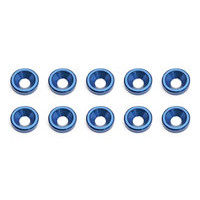 AS89229 Team Associated FT Blue Countersunk Washers