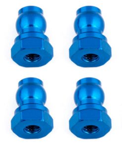 AS91815 Team Associated Shock Bushings, 10 mm, blue aluminum