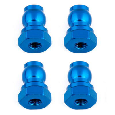 AS91815 Team Associated Shock Bushings, 10 mm, blue aluminum