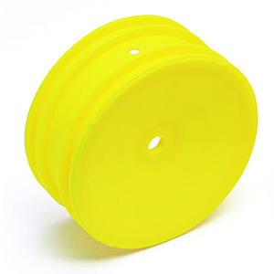 AS9691 Team Associated Buggy Front Hex Wheels, yellow - Afbeelding 2