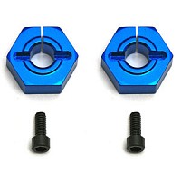 AS9891 Team Associated FT 12 mm Alum. Clamping Wheel Hexes, Buggy Front