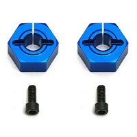 AS9893 Team Associated FT 12 mm Alum. Clamping Wheel Hexes, SC10 Front