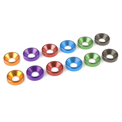 Alu. sluitring voor M5 Verzonkenkopschroeven BD=12mm Gun Met