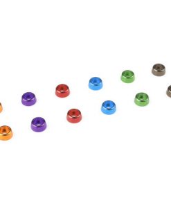 Alu. sluitring voor M2 Cilinderkopschroeven BD=6mm Rood 10 s