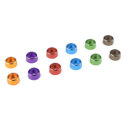 Alu. sluitring voor M3 Cilinderkopschroeven BD=8mm Blauw 10