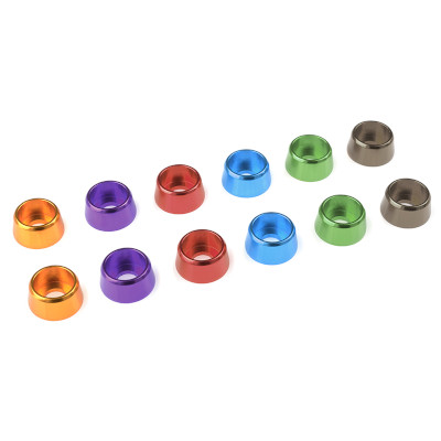 Alu. sluitring voor M4 Cilinderkopschroeven BD=10mm Rood 10