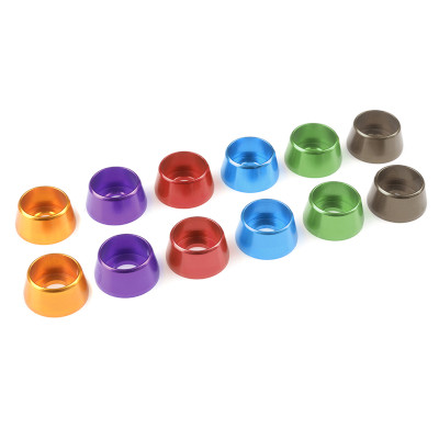 Alu. sluitring voor M5 Cilinderkopschroeven BD=12mm Groen 10