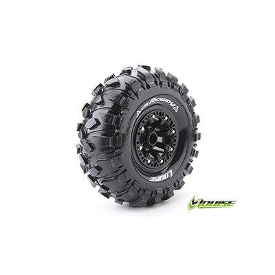 CR-ROWDY Crawler Band+velg Super Soft 2.2" Zwart Hex 12mm 1