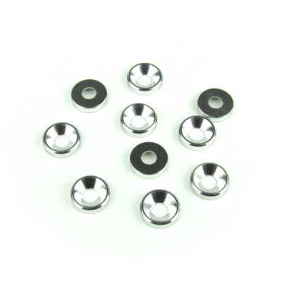 M3 Countersunk Washers (aluminum, natural, 10pcs)