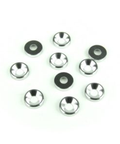 Alternative view of M3 Countersunk Washers (aluminum, natural, 10pcs)
