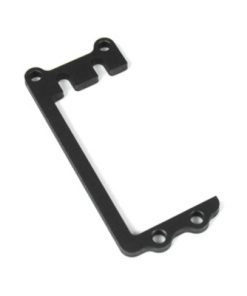 Alternative view of Steering Servo Brace (aluminum, gun metal ano)