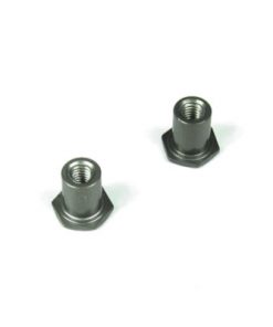 Alternative view of Steering Rack Bushings (aluminum, gun metal ano, 2pcs, EB48)