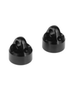 Shock Caps (7075, emulsion, black ano, 2pcs)