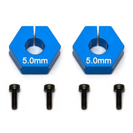 AS91609 Team Associated Factory Team Clamping Wheel Hexes, 5.0mm