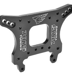 Team Corally - Shock Tower - XTR - Front - 7075 Aluminum - 5mm - Black - 1 Pc