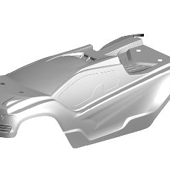 Team Corally - Polycarbonate Body - Muraco XP 6S - Clear - Cut - 1 pc
