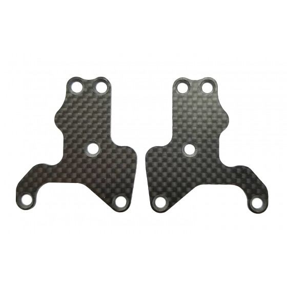 AS81440 Team Associated RC8B3.2 FT Front Suspension Arm Inserts, carbon fiber, 1.2mm