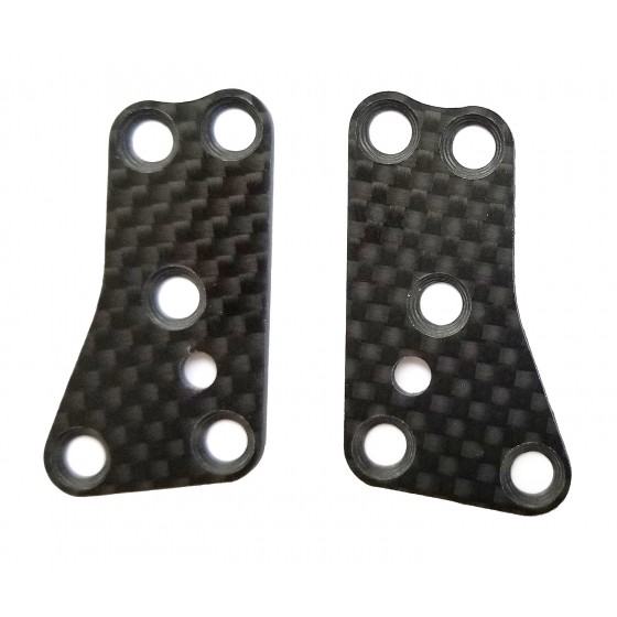 AS81444 Team Associated RC8B3.2 FT Front Upper Suspension Arm Inserts, carbon fiber, 1.2mm