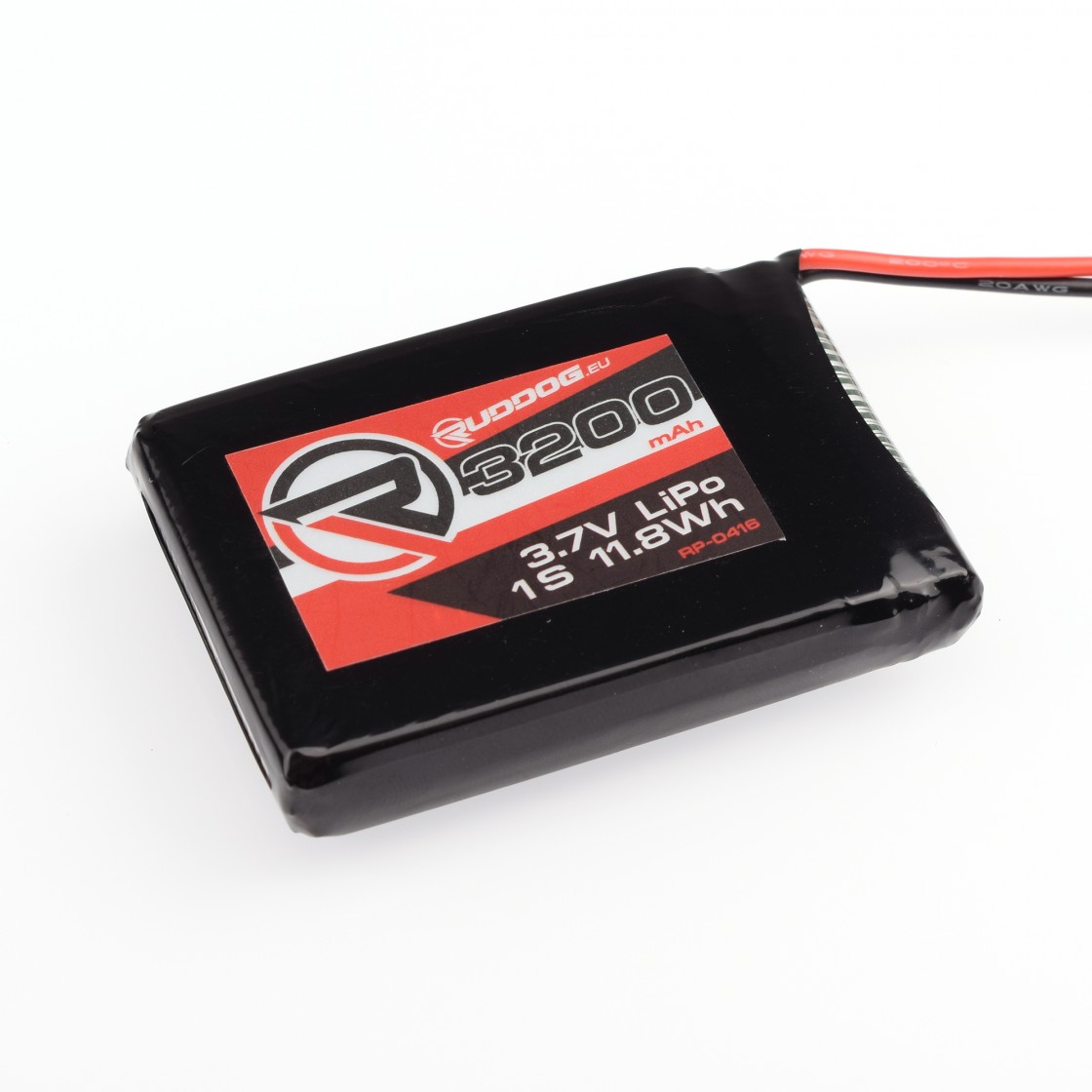 Ruddog LiPo zenderbatterij 3.7V 3200mAh voor Sanwa MT-44 MT-5