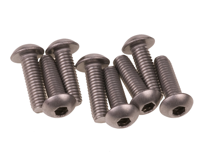 Schraube M3x10 Linsenkopf Titan (8)