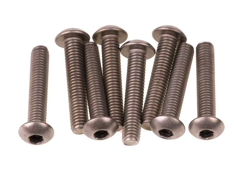 Schraube M3x16 Linsenkopf Titan (8)
