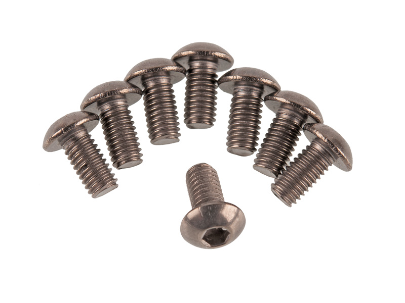 Schraube M3x6 Linsenkopf Titan (8)
