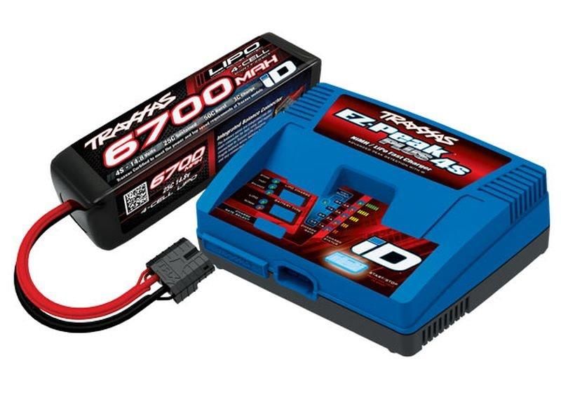 Battery/Charger Completer Pack (Includes #2981 ID Charger (1), #2890X 6700Mah 14.8V 4-Cell 25C Lipo Battery (1)