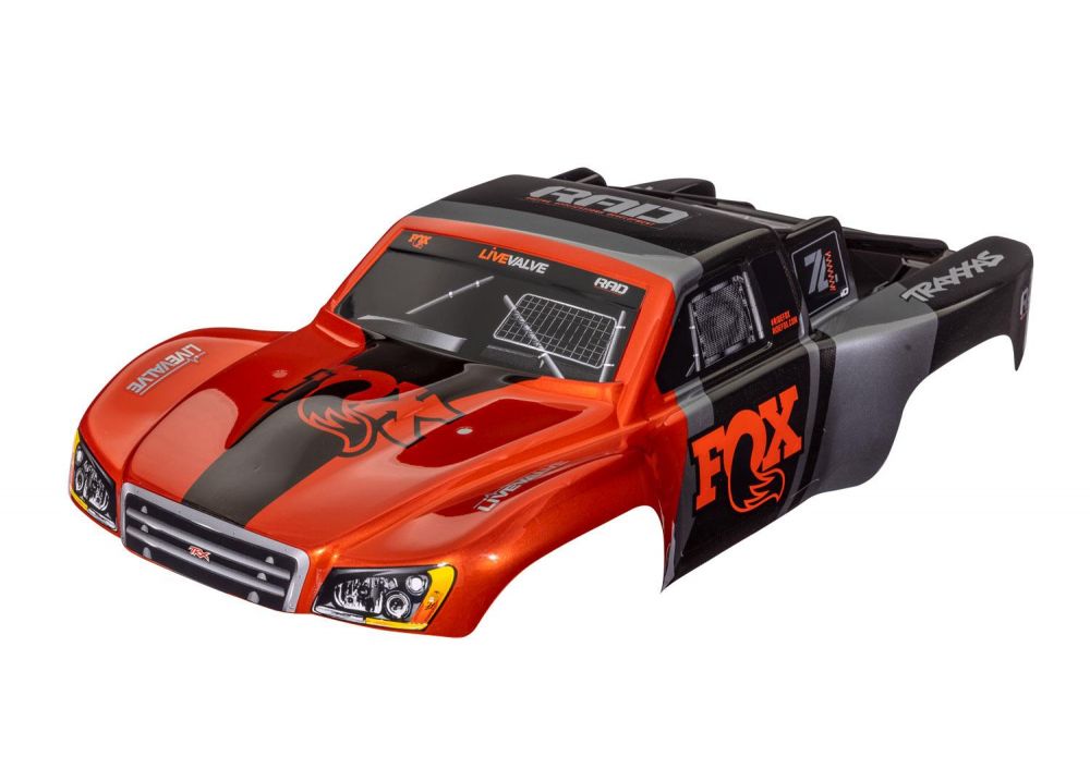 Body, Slash VXL 2WD (also fits Slash 4X4), Fox (painted, decals applied)