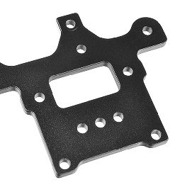 Team Corally - Steering Deck - ASUGA XLR - Aluminum - Black - 1 Pc