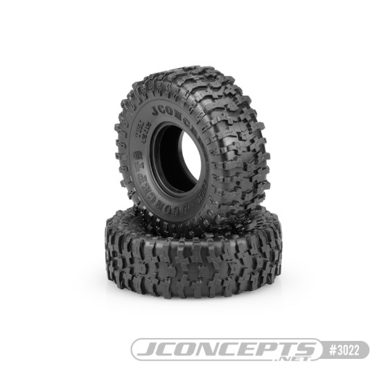 thumbnail image 2 of JConcepts The Hold Green Compound Tires - 63mm 1.0 Scale Tires For SCX24 Crawler RC Cars 2 of 13