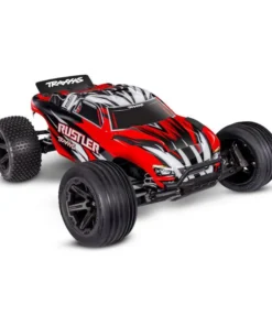 TRX37254-8REDX Traxxas Rustler 2wd Brushed HD incl battery & USB-C charger Red
