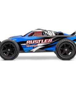 TRX37254-8BLEUX Traxxas Rustler 2wd Brushed HD incl battery & USB-C charger Blue - Afbeelding 18