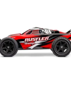 TRX37254-8REDX Traxxas Rustler 2wd Brushed HD incl battery & USB-C charger Red - Afbeelding 17