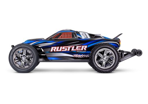 TRX37354-4GRN Traxxas Rustler 2WD BL-2s HD GREEN - Afbeelding 20
