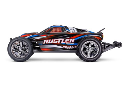 TRX37354-4GRN Traxxas Rustler 2WD BL-2s HD GREEN - Afbeelding 23