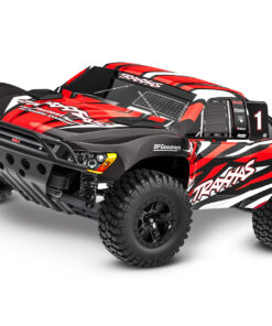 Traxxas Slash: 1/10-Scale 2WD brushed HD w/USB-C - Red X