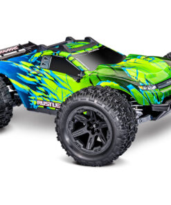 TRX67464-4-GRN Traxxas Rustler 4X4 HD VX3 Brushless, Green