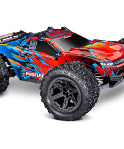 TRX67464-4-RED Traxxas Rustler 4X4 HD VX3 Brushless, RED