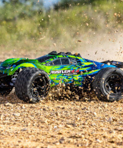 TRX67464-4-BLK Traxxas Rustler 4X4 HD VX3 Brushless, Black - Afbeelding 6