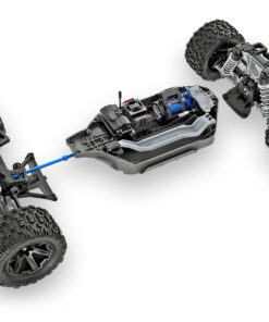 TRX67464-4-BLK Traxxas Rustler 4X4 HD VX3 Brushless, Black - Afbeelding 3