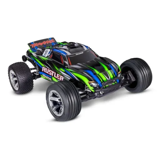 TRX37354-4GRN Traxxas Rustler 2WD BL-2s HD GREEN