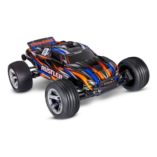 TRX37354-4ORNG Traxxas Rustler 2WD BL-2s HD ORANGE