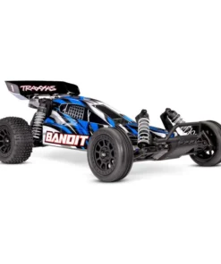 Traxxas BANDIT 1/10 2wd Brushed HD with battery & USB-C charger Blue X