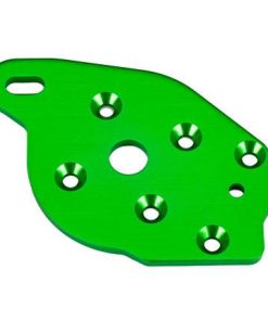 TRX10259-GRN Plate, motor, 6061-T6 aluminum (green-anodized)